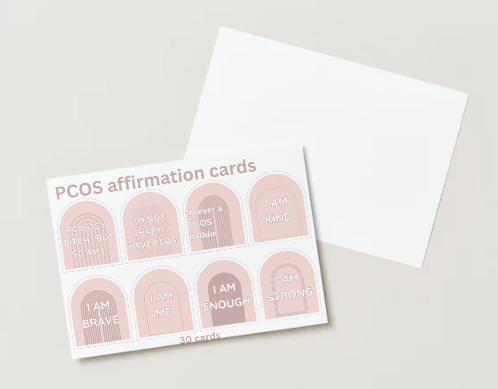 PCOS AFFIRMATION CARDS