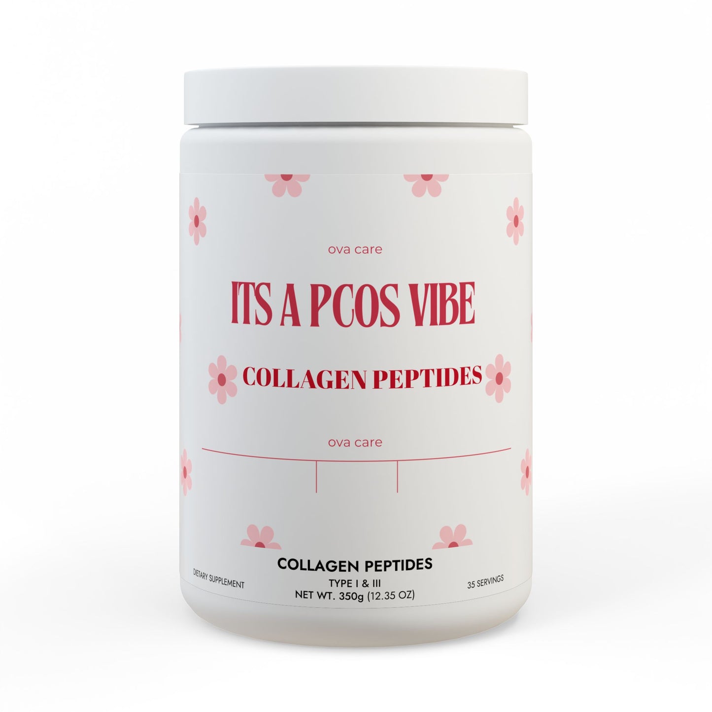 Collagen Peptides Type I & III Supplement (350g, 12.3oz)
